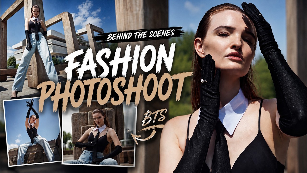How We Shot This Fashion Editorial With ONLY Natural Light | Photography BTS