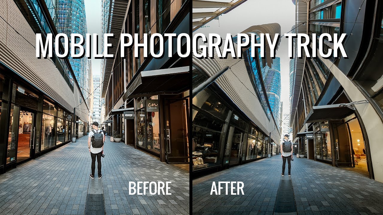 Try this easy mobile photography trick – The Vertical Panorama // #shorts